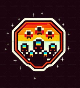 Retro Arcade Space Invaders